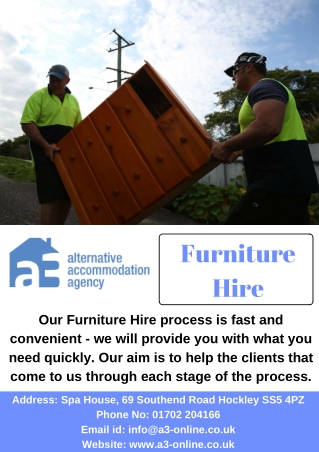 Furniture Hire