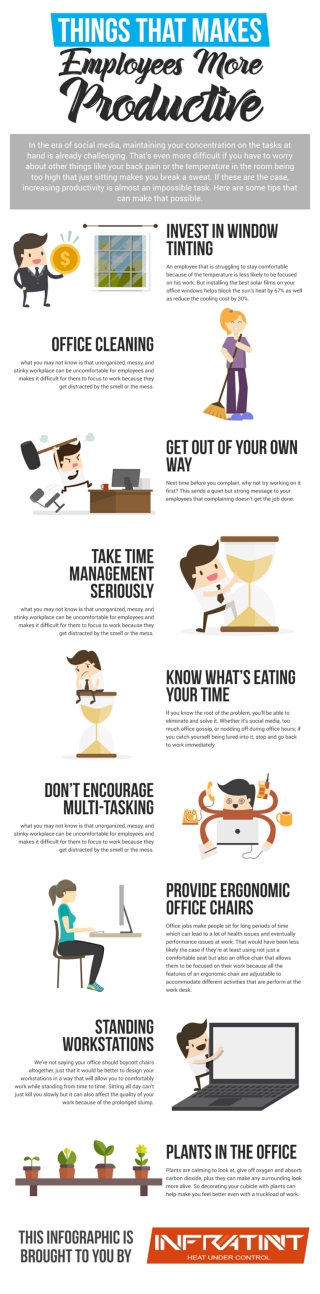 Things That Makes Employees More Productive