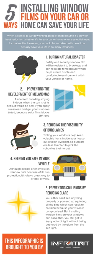 5 Ways Installing Window Films On Your Car Or Home Can Save Your Life