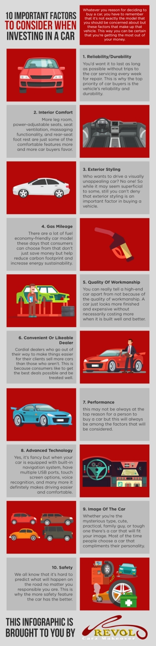 10 Important Factors To Consider When Investing In A Car