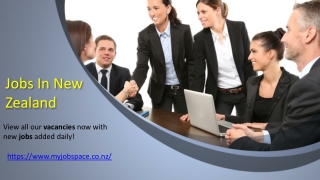 Jobs in New Zealand