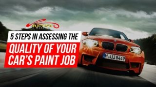 Step By Step Instruction Of A DIY Car Paint Job