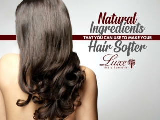 Natural Ingredients That You Can Use To Make Your Hair Softer
