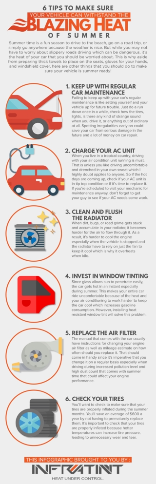 6 tips to make sure your vehicle can withstand the blazing heat of summer