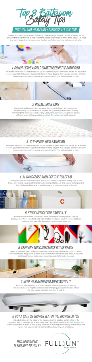 Top 8 Bathroom Safety Tips That You And Your Family Exercise All The Time