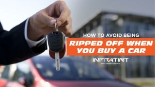 How to avoid being ripped off when you buy a car