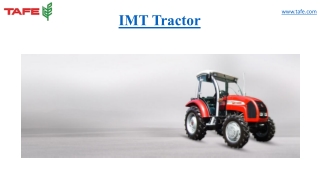 IMT Tractor