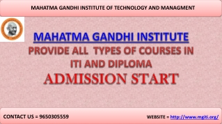 ITI Courses In Delhi | Industrial Training Institute In Delhi - MGITI