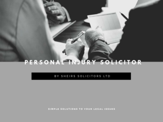 Personal Injury Solicitor