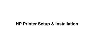 HP Printer Driver Download & Install | 123.hp.com/setup