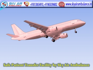 Directly Book Sky Air Ambulance Service in Bangalore with Authorized Doctor
