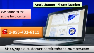 Avail Technical Support Service at Apple Support Phone Number 1-855-431-6111 Easily