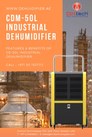 Why best dehumidifier tag for cdm 50 l model?