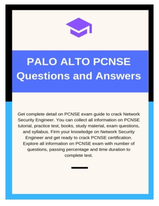 Palo Alto PCNSE New 2019 Questions and Answers