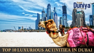 Top 10 Luxury Activities In Dubai