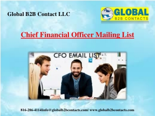 Chief Financial Officer Mailing List