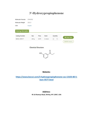 3'-Hydroxypropiophenone