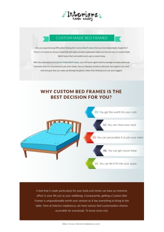 Custom Made Bed Frames