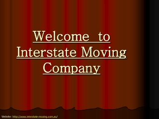 Get Best Removals service from expert when moving Interstate