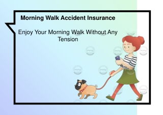 Enjoy Your Morning Walk Without Any Tension