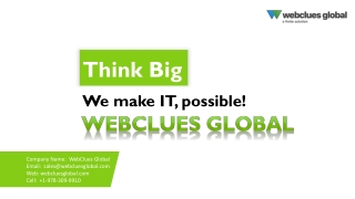 App & Web Development Services - WebClues Global