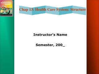 Instructor’s Name Semester, 200_