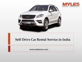 Book your Favourite Self Drive Car with Myles