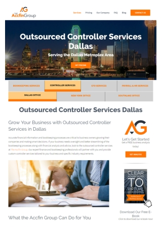 Outsourced Controller Services Dallas TX