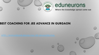 Best Coaching For JEE ADVANCE in Gurgaon