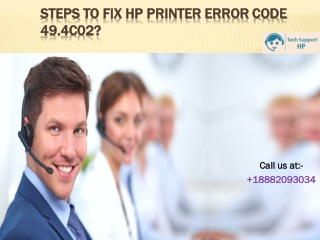 Fix HP Printer Error Code 49.4c02. Call 1-888-209-3034 Number