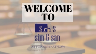 Sim and San Attorneys-At-Law