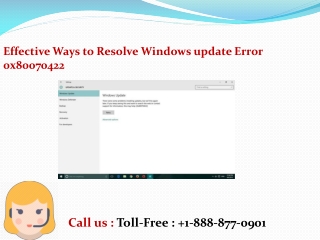 ( 1-888-209-3034) Effective Ways to Resolve Windows update Error 0x80070422