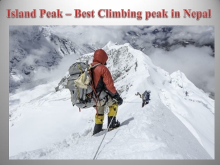 Island Peak – Best Climbing peak in Nepal