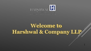 Financial Audit Services – Harshwal & Company LLP