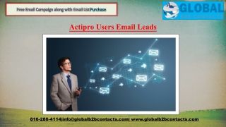 Actipro Users Email Leads