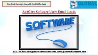 AdaCore Software Users Email Leads