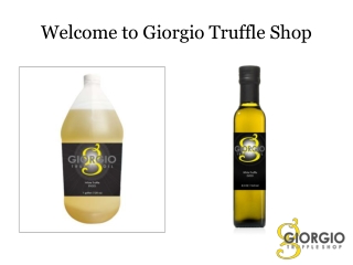 Buy White Truffle Oil Online