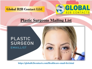 Plastic Surgeons Mailing List