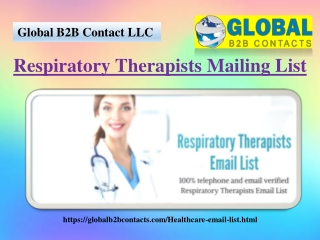 Respiratory Therapists Mailing List