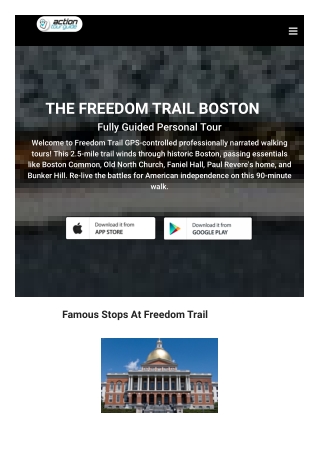 freedom trail self guided tour