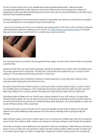 Want To Find Out More Details On Redecorating?