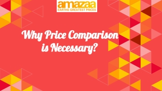 Why Price Comparison is Necessary?