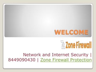 Network and Internet Security | 8449090430 | Zone Firewall Protection