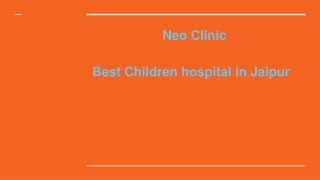 Find Affordable and Best Paediatric Hospital in Jaipur