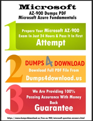Download 2019 Latest Microsoft Azure Exam Study Guide With Free AZ-900 Demo Questions - Dumps4Download.us