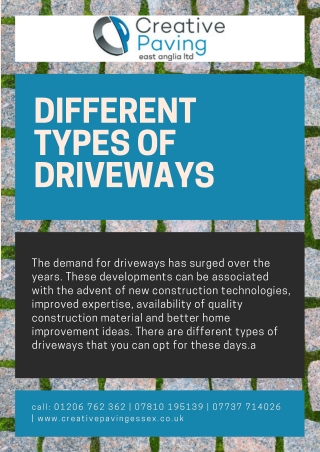 Different Types of Driveways