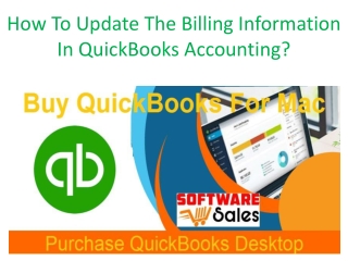 How To Update The Billing Information In QuickBooks Accounting?