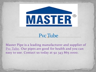 Pvc Tube