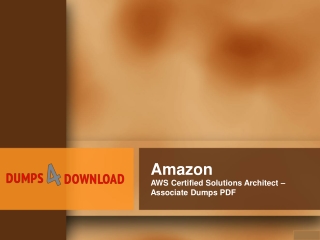 Valid And Updated AWS SAA Exam Certifications Dumps Questions - Dumps4Download.us