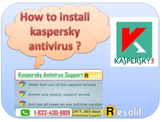 How to install Kaspersky antivirus?